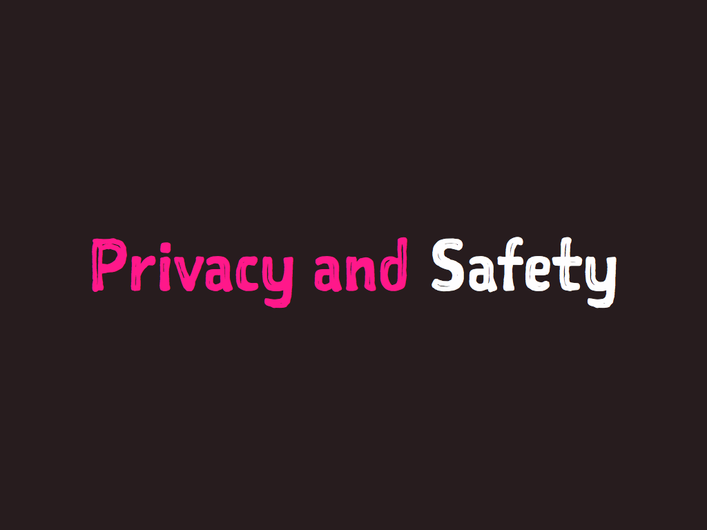 Privacy and Safety