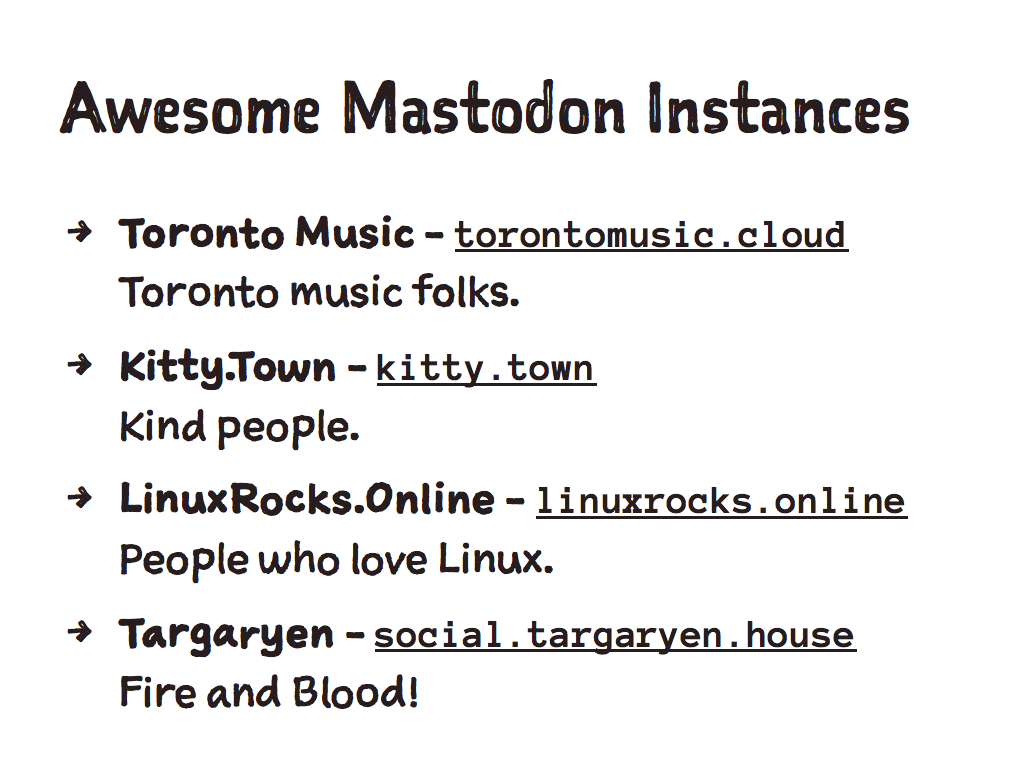 Awesome Mastodon Instances